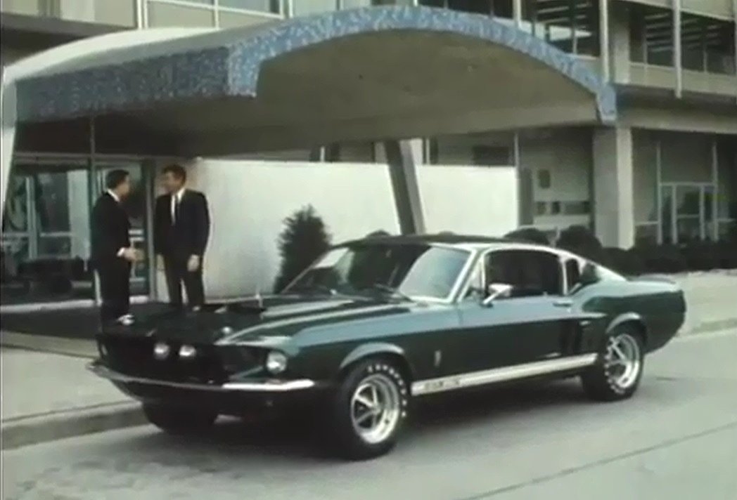 1967 Shelby GT350 #0003 outside Ford NAAO building