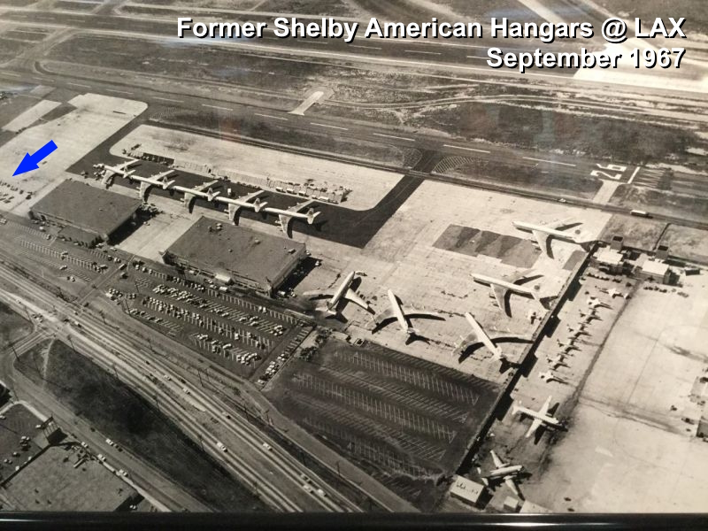 Former Shelby American hangars at LAX (September 1967)